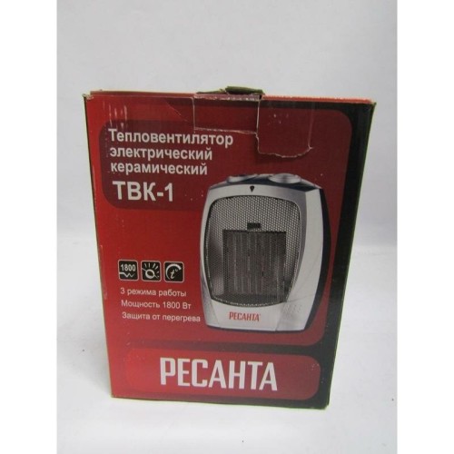 Тепловентилятор Ресанта ТВК-1 [67/2/3] { керамический, вентилятор/900/1800 Вт, защита от перегрева }